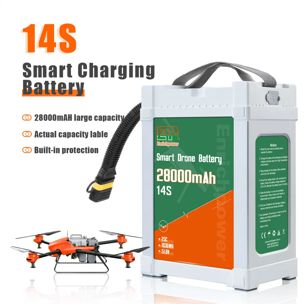 Módulo de alimentación de drones personalizado con batería de 51.8V Módulo de drones de vuelo AC-DC 0