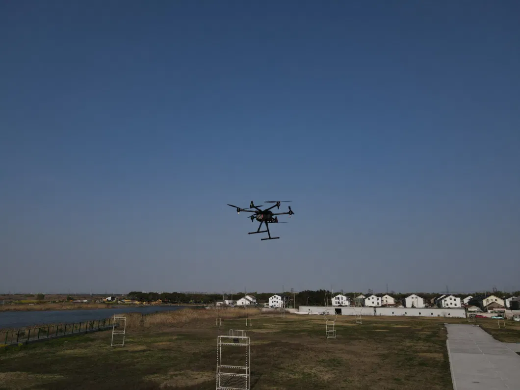 UAV 24 horas de trabajo continuo UAV atado para monitoreo 0