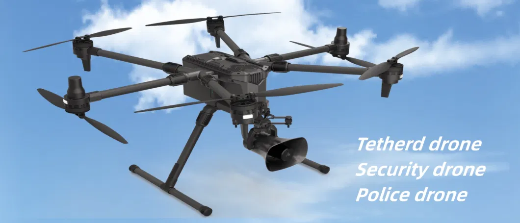 UAV 24 horas de trabajo continuo UAV atado para monitoreo 3