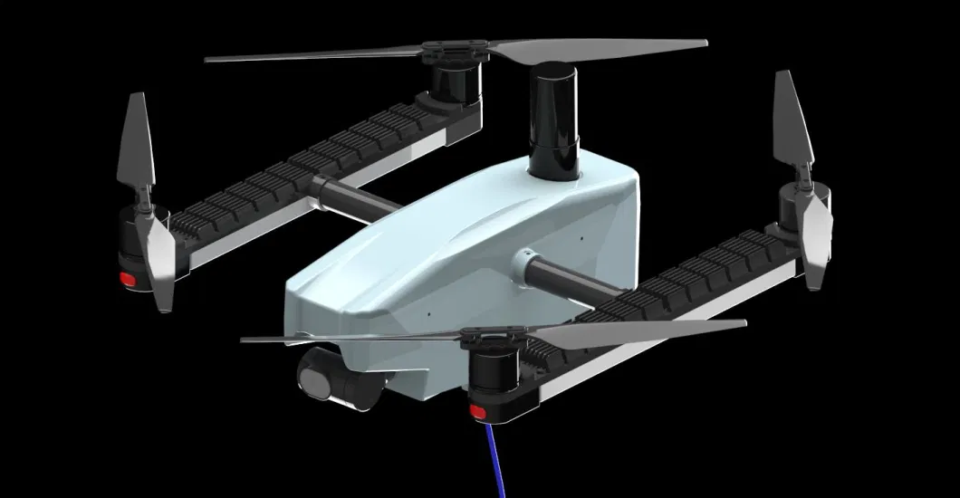 Iluminación MYUAV Drone por cable Tether suministro de energía de forma continua las 24 horas para la iluminación de emergencia 3
