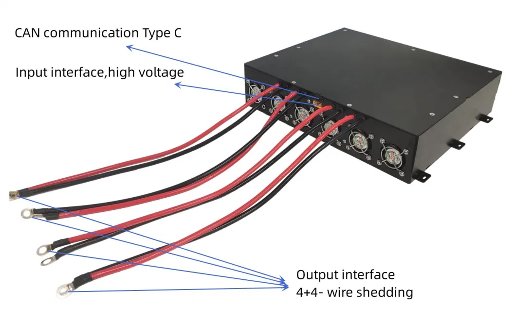 Sistema de energía de cable MYUAV utilizado para UAV y 4 rotores drones de aplicación de la ley 4
