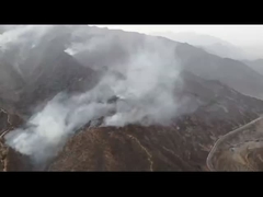 MYUAV atado a un dronDrone lucha contra incendios forestales video