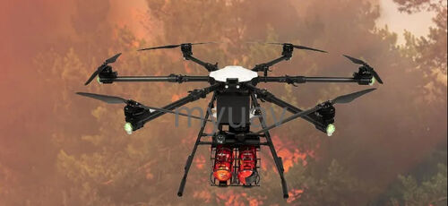 últimas noticias de la empresa sobre Sistema de emergencia contra incendios UAV UAV + camión de bomberos programa de enlace de lucha contra incendios urbano de gran altura
