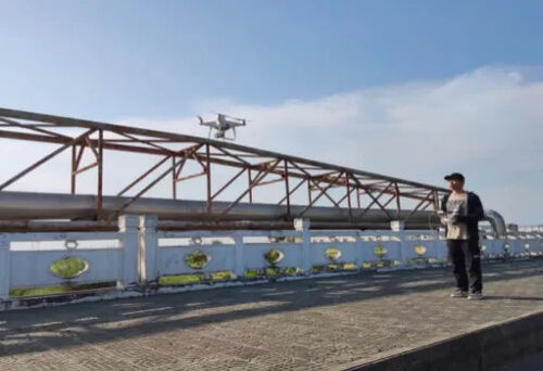 últimas noticias de la empresa sobre Modo "pié de hierro + dron", ciencia y tecnología lideran un control preciso del agua