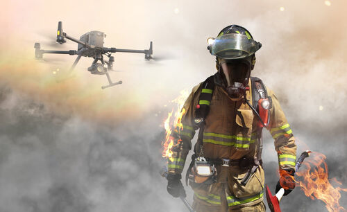 últimas noticias de la empresa sobre Drones de vigilancia de incendios con motor atado
