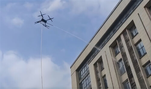 últimas noticias de la empresa sobre ¿Cómo se distinguen los drones atados en la lucha contra incendios?
