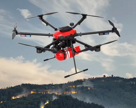 últimas noticias de la empresa sobre Cubo de extinción de incendios con dron y cable mejora la eficiencia del rescate