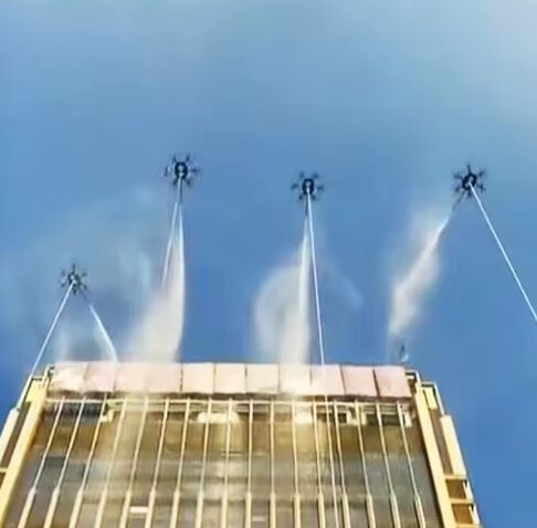 últimas noticias de la empresa sobre Principio de funcionamiento y ventajas del kit de mangueras de incendios atado a un vehículo aéreo no tripulado