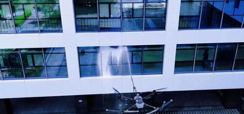 últimas noticias de la empresa sobre Rascacielos de Shenzhen dice adiós a 'Spider-Man' con drones revolucionarios de doble cable