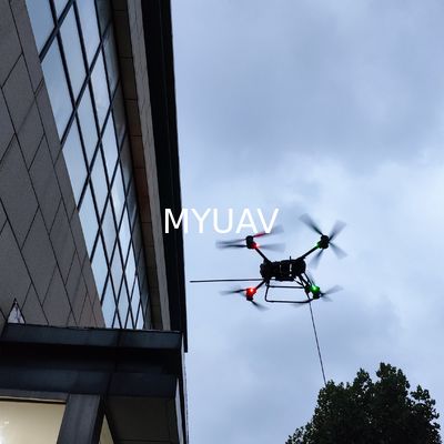 DJI FlyCart 30 50m de altura Limpieza de edificios Sistema de drones atado