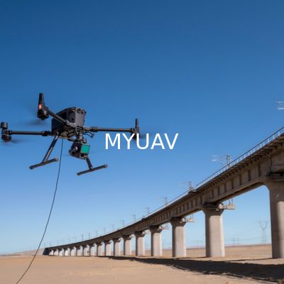 MYUAV Puente de inspección Drone Sistema atado AI Fácil de operar Alta seguridad